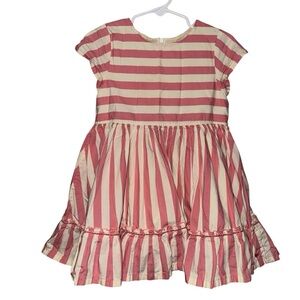 Pink Chicken Coral Cream Toddler Girl Dress